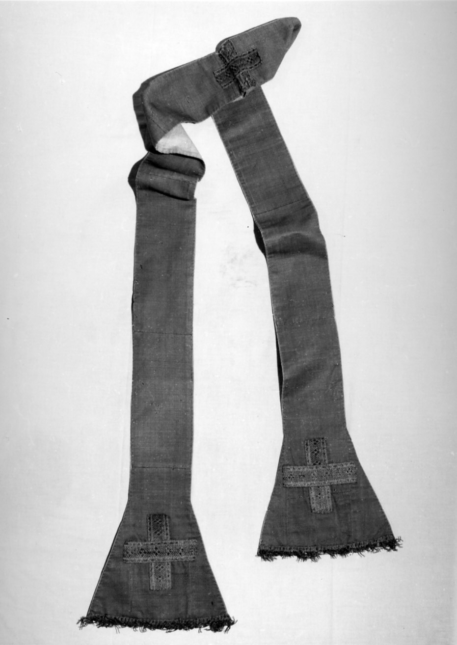 stola, opera isolata - manifattura italiana (sec. XVIII)