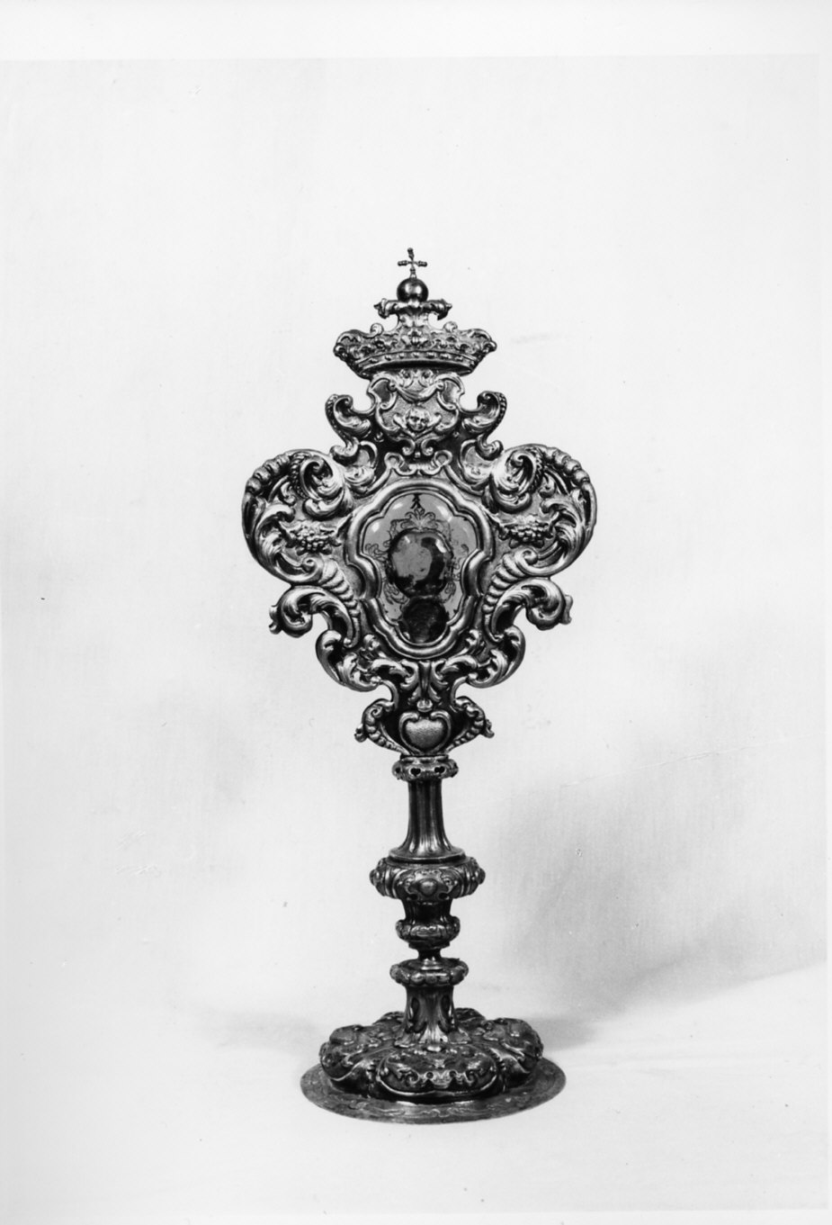 reliquiario - a ostensorio, opera isolata - bottega lombarda (prima metà sec. XVIII)