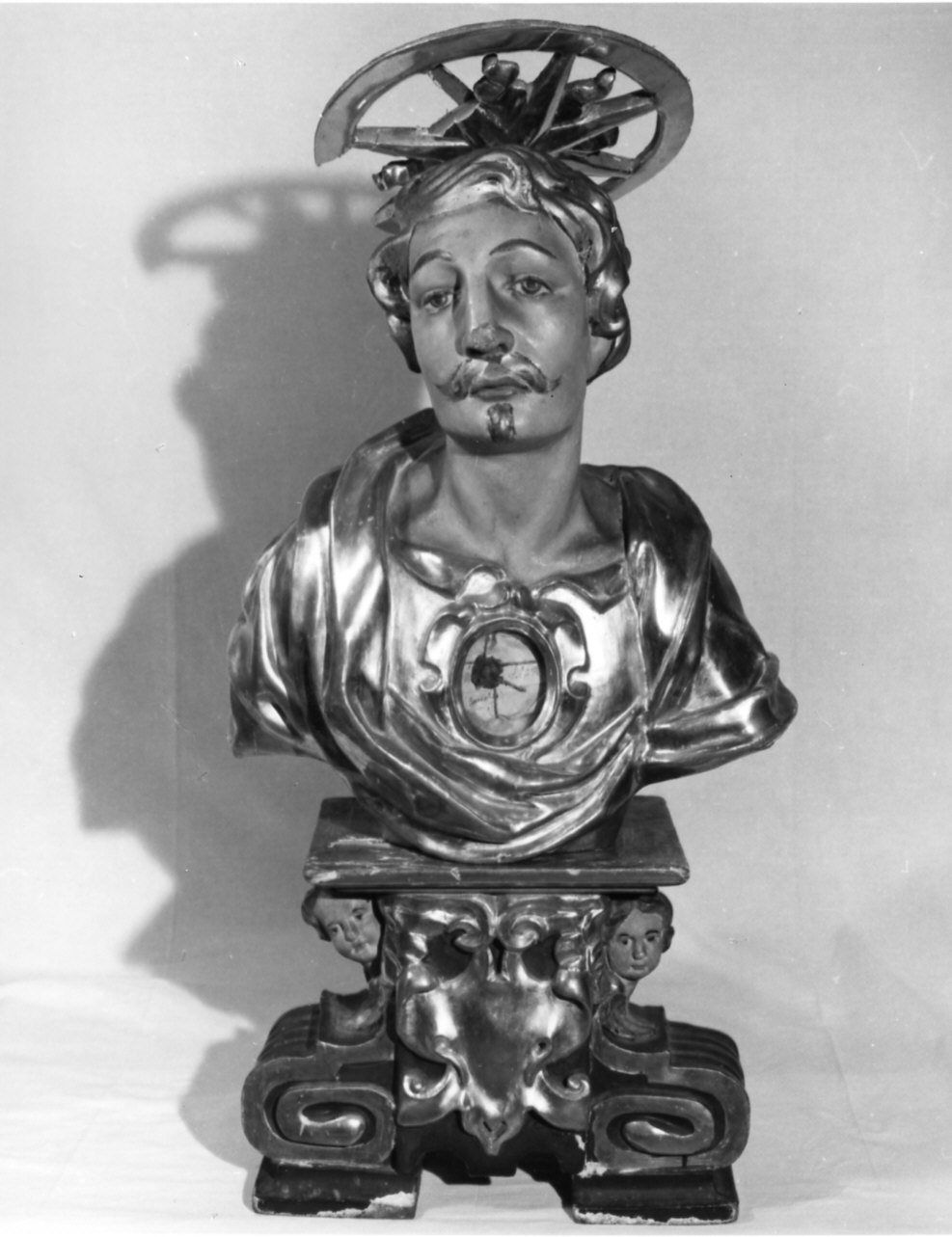 reliquiario - a busto, opera isolata - bottega lombarda (sec. XVIII)