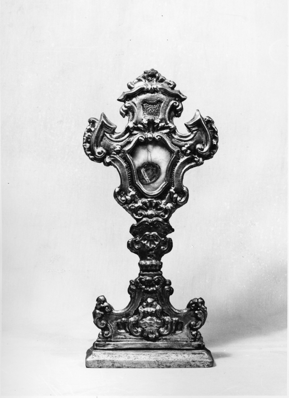 reliquiario - a ostensorio, opera isolata - bottega lombarda (sec. XVIII)