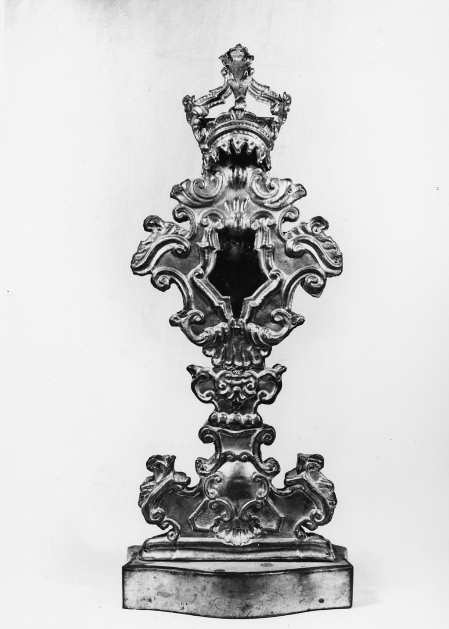 reliquiario - a ostensorio, serie - bottega lombarda (metà sec. XVIII)