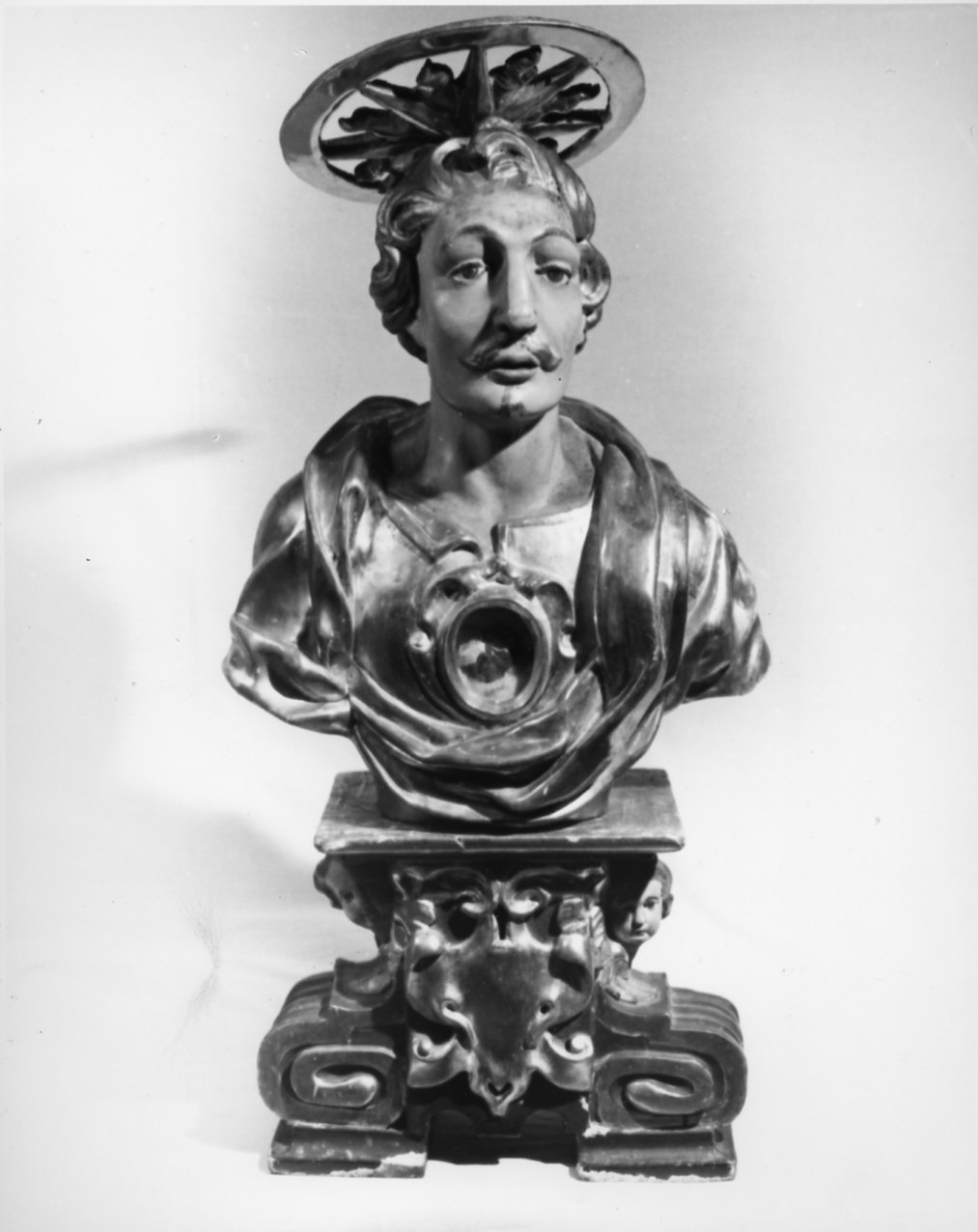 reliquiario - a busto, opera isolata - bottega lombarda (sec. XVIII)