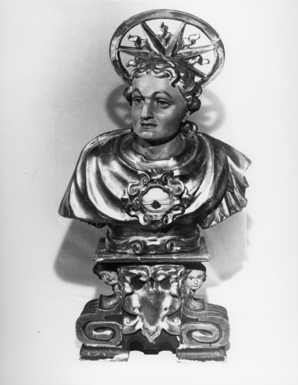 reliquiario - a busto, opera isolata - bottega lombarda (sec. XVIII)