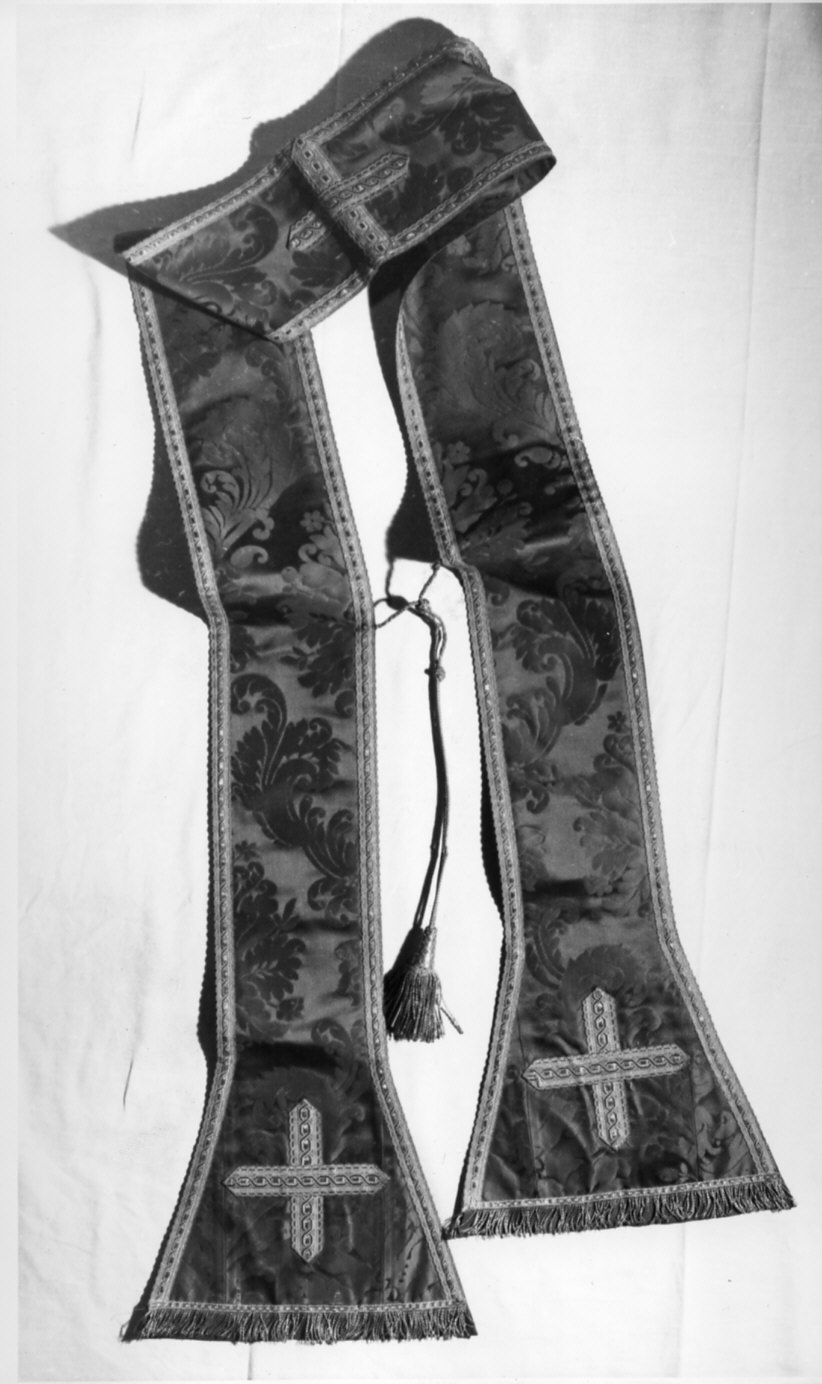 stola, opera isolata - manifattura italiana (seconda metà sec. XIX)