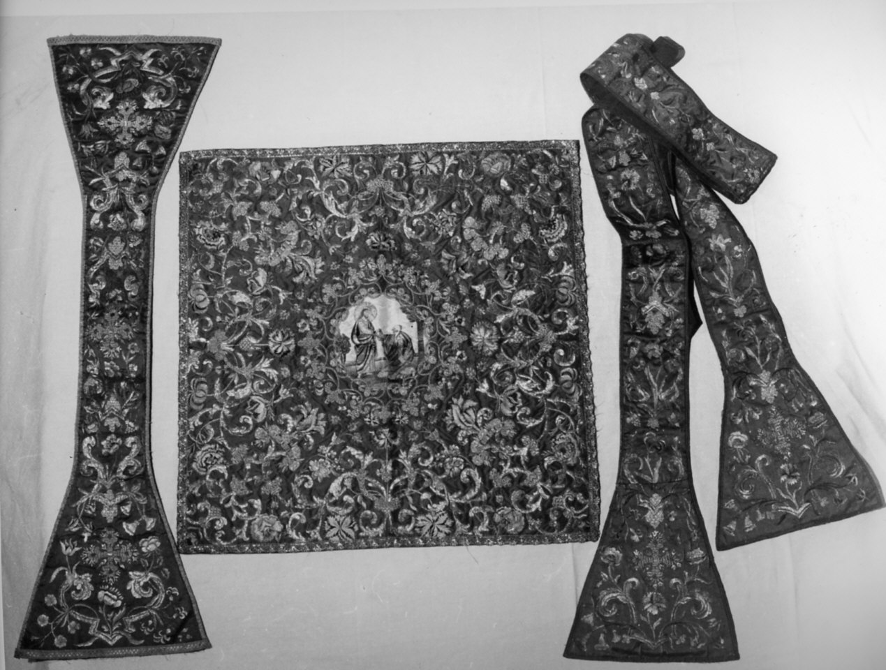 paramento liturgico, insieme - manifattura italiana (prima metà sec. XVIII)