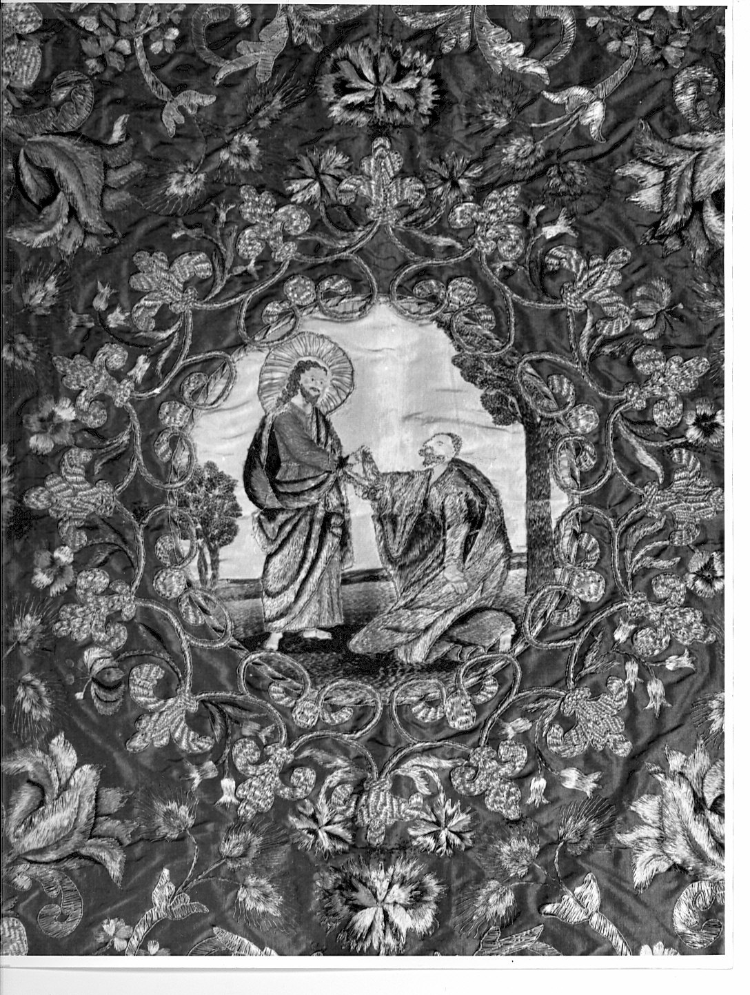 velo di calice - manifattura lombarda (inizio sec. XVIII)