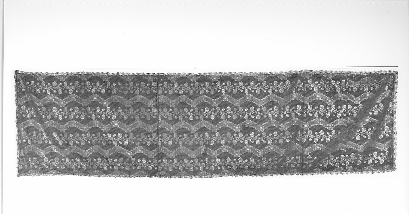 velo omerale - manifattura lombarda (ultimo quarto sec. XVIII)