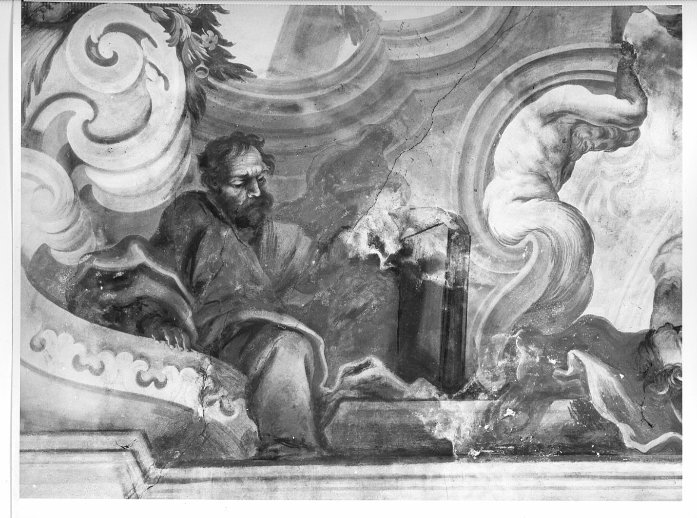 evangelisti/ profeti (decorazione pittorica, ciclo) di Bianchi Pietro (sec. XVIII)