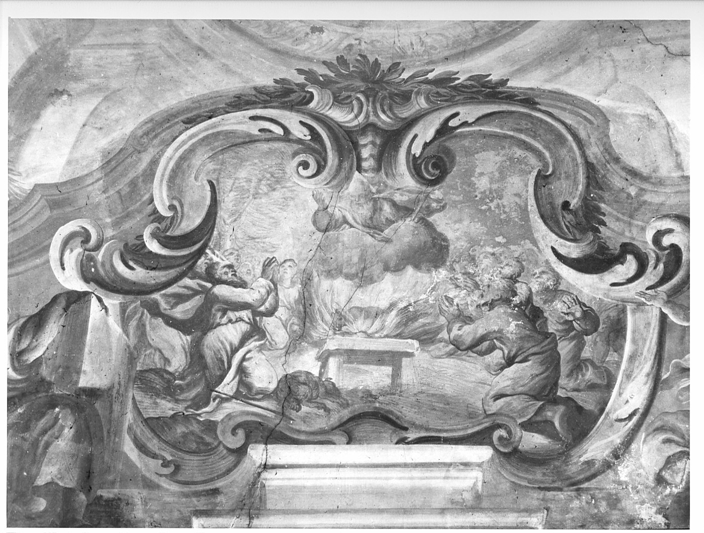 Mosè (dipinto murale, elemento d'insieme) di Bianchi Pietro (sec. XVIII)