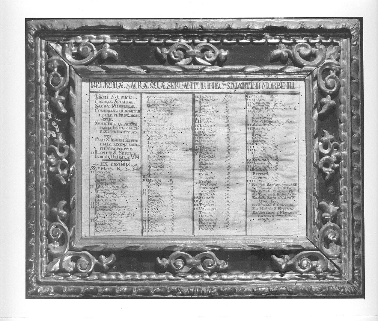 cornice, opera isolata - bottega lombarda (sec. XVIII)