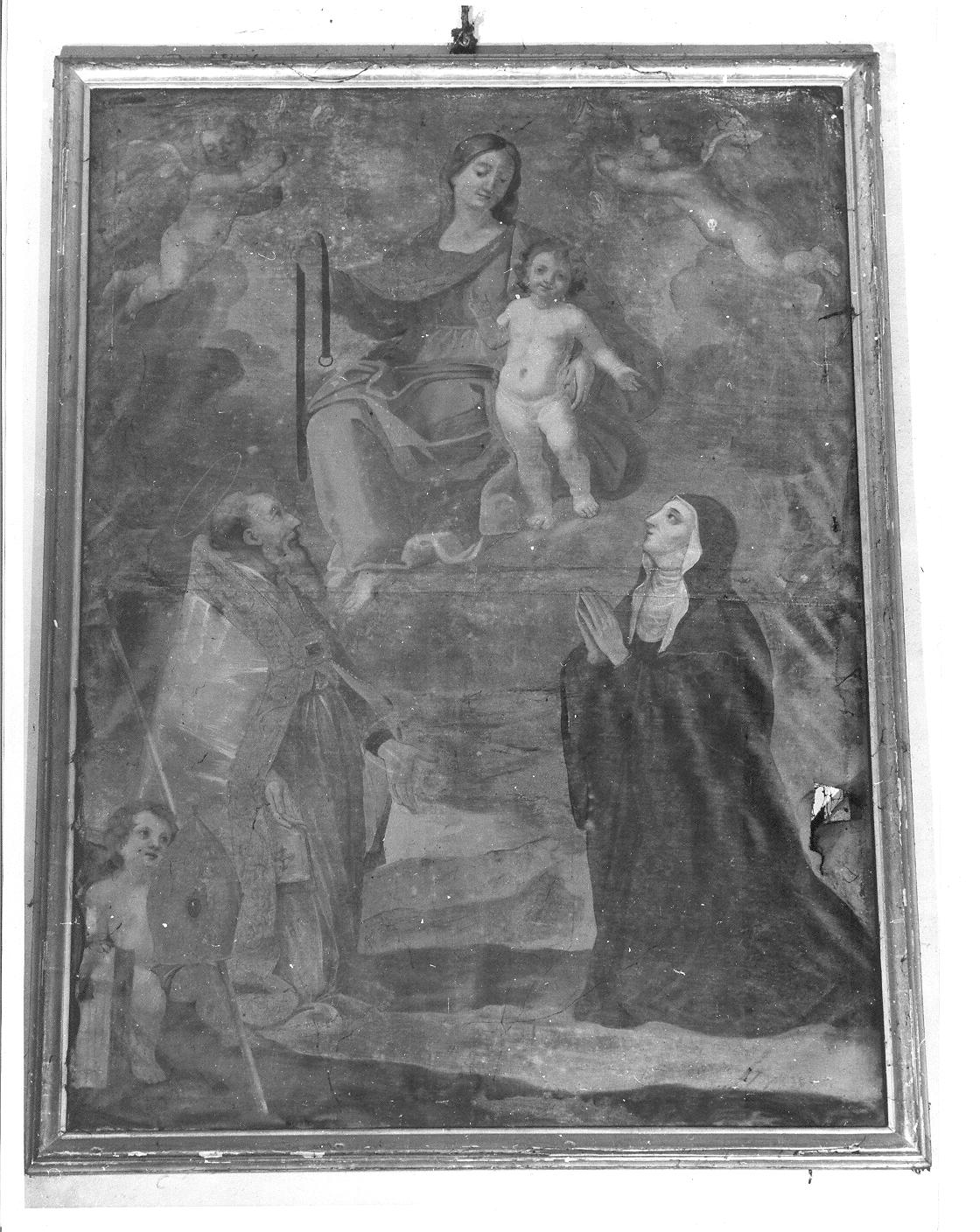 Madonna della Cintola (dipinto, opera isolata) - bottega lombarda (sec. XVIII)