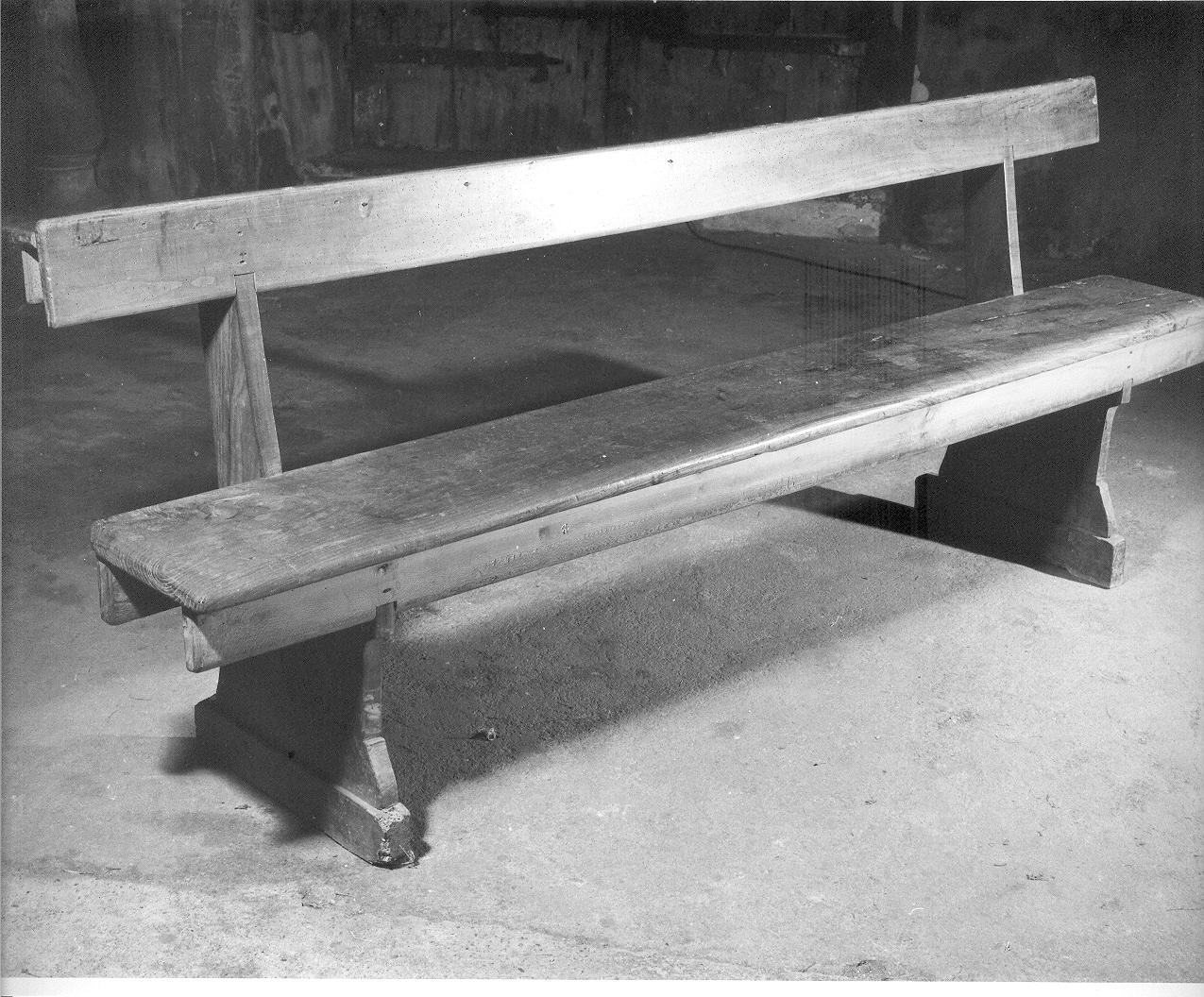 panca, opera isolata - bottega lombarda (sec. XIX)