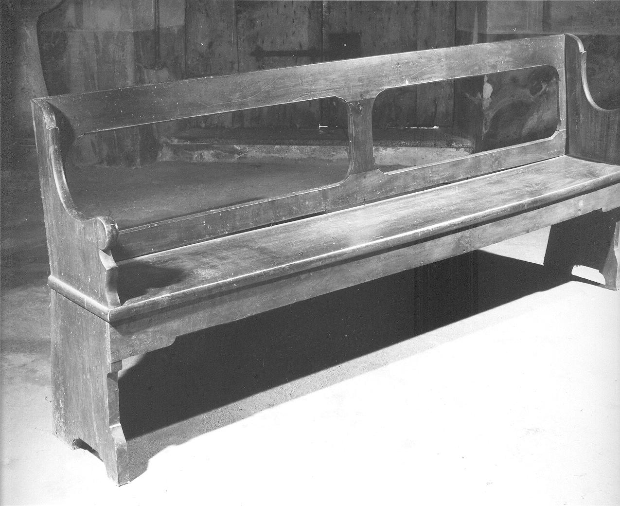 panca, coppia - bottega lombarda (sec. XIX)