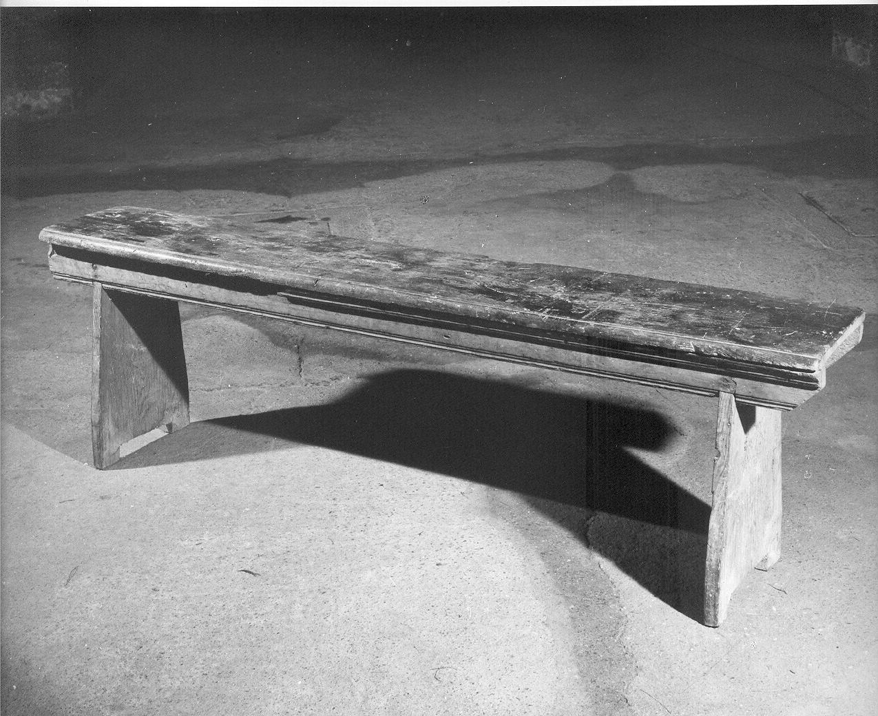 panca, opera isolata - bottega lombarda (sec. XIX)