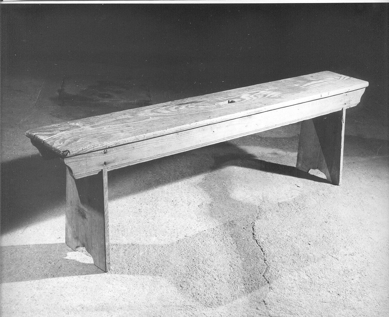 panca, opera isolata - bottega lombarda (sec. XIX)