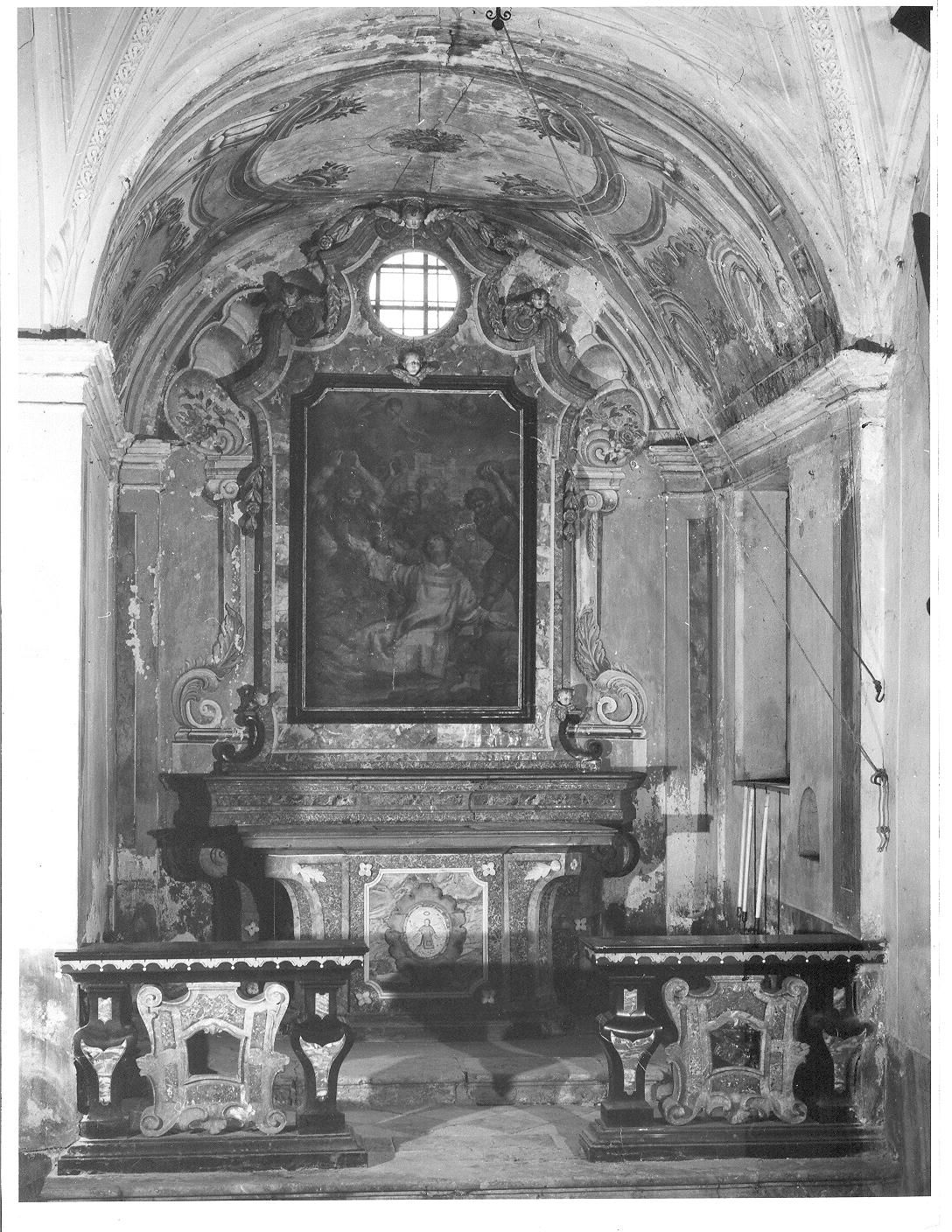 motivi decorativi (dipinto, opera isolata) - ambito lombardo (sec. XVIII)