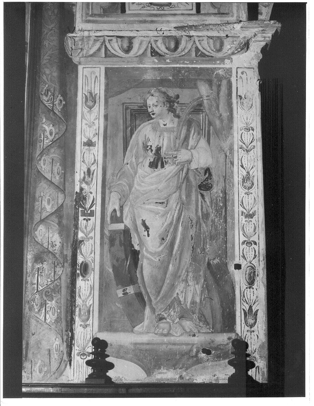 Santa Caterina da Siena (dipinto, elemento d'insieme) di Guaita Francesco (attribuito), Baruta Abbondio (attribuito) (sec. XVI)