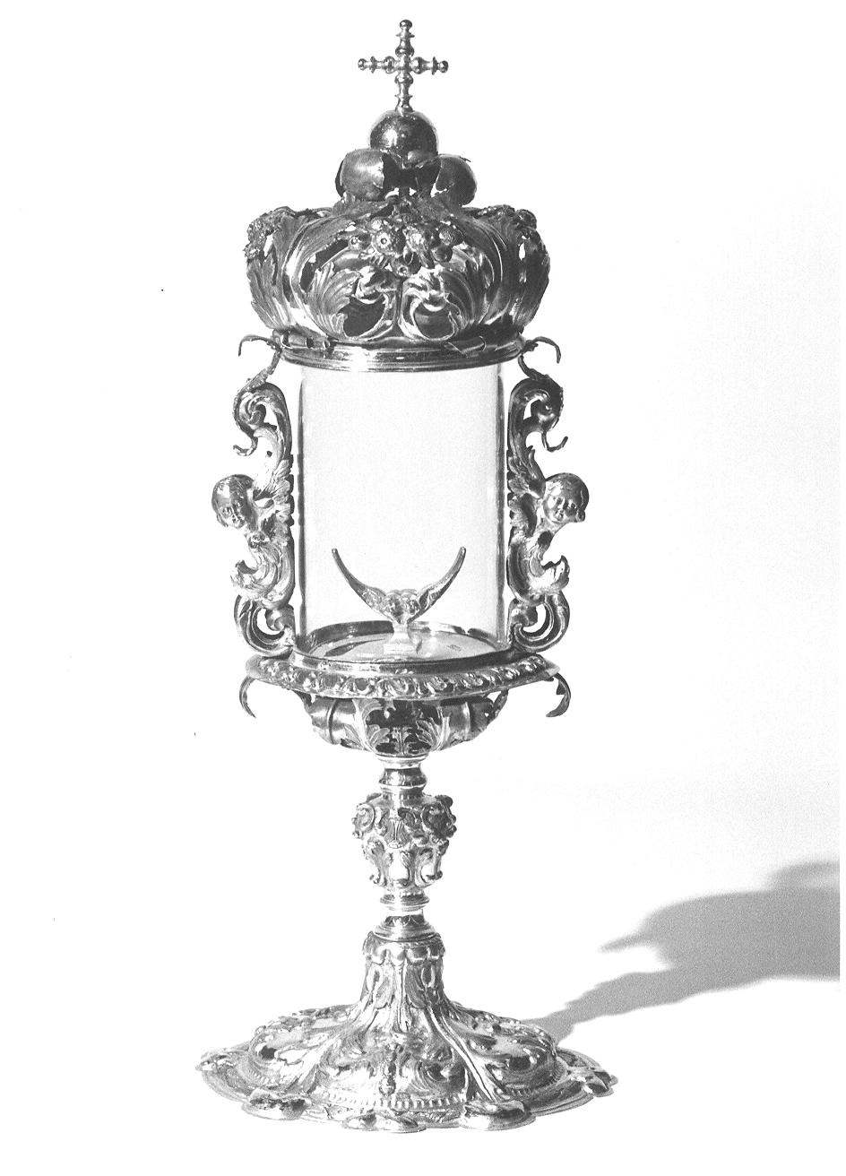 ostensorio, opera isolata - bottega lombarda (ultimo quarto sec. XVIII)