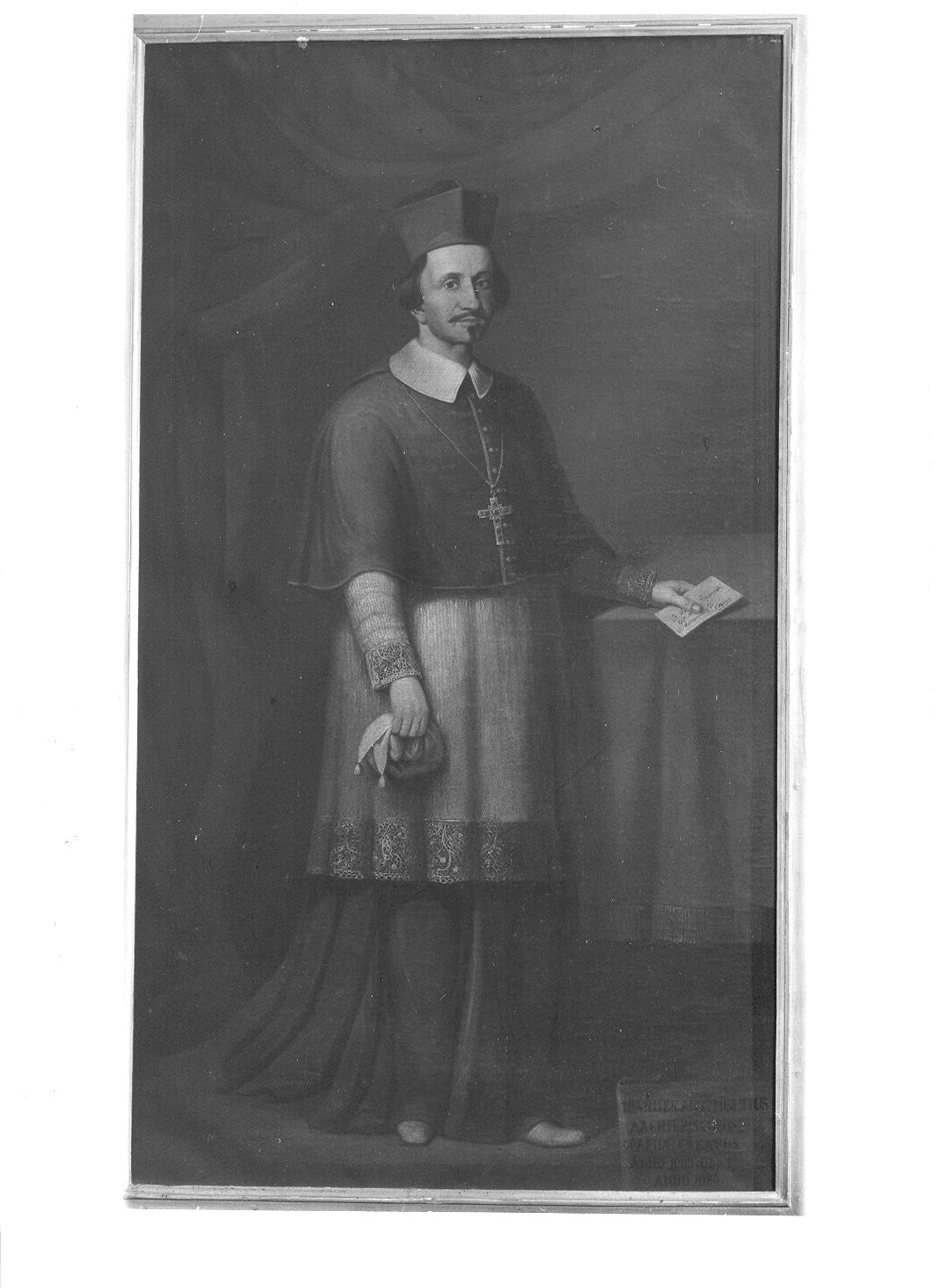 Cardinale Giovanni Antonio Melzi (dipinto, opera isolata) - ambito lombardo (sec. XVII)