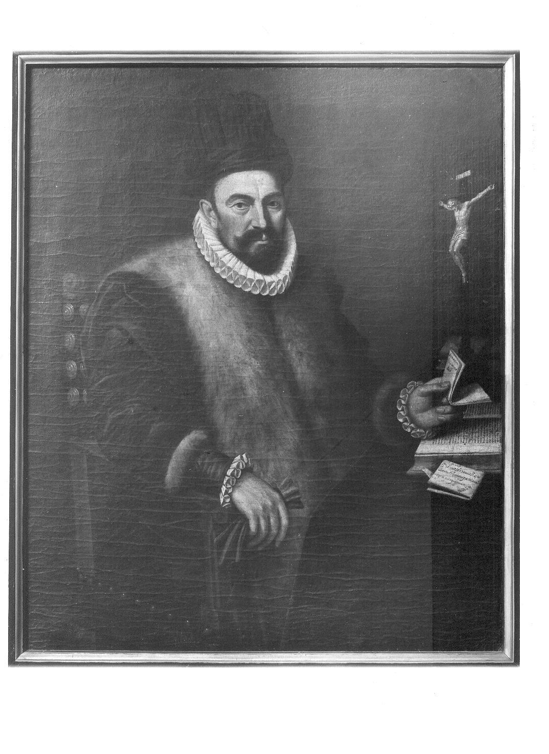 Ritratto di Didaco Salazar (dipinto, opera isolata) - ambito lombardo (sec. XVII)