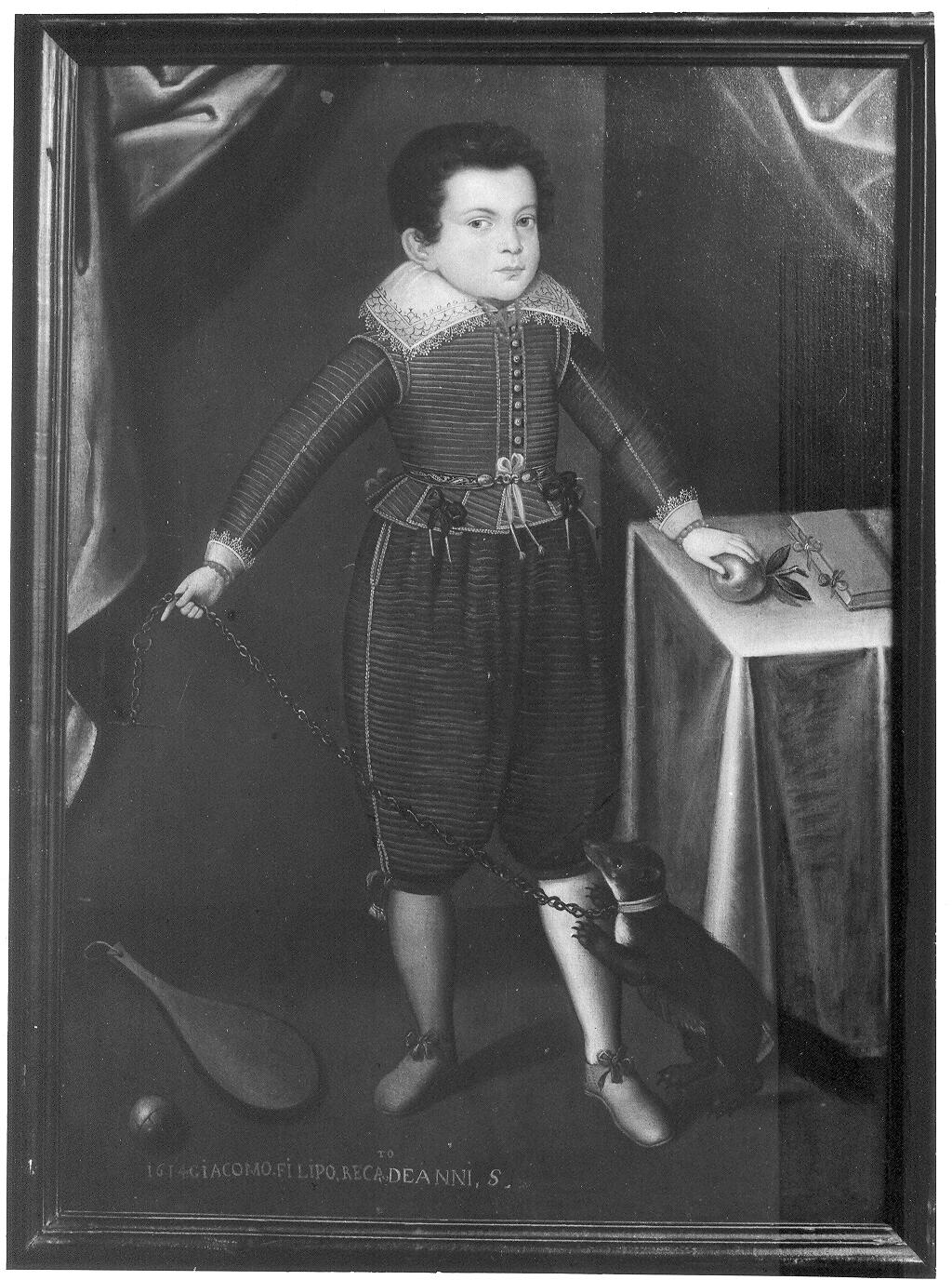 Ritratto di Giacomo Filippo Recalcati (dipinto, opera isolata) - ambito lombardo (sec. XVII)