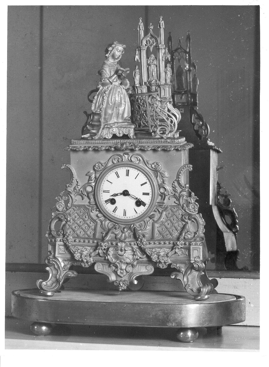 orologio - da tavolo, opera isolata - bottega lombarda (seconda metà sec. XIX)