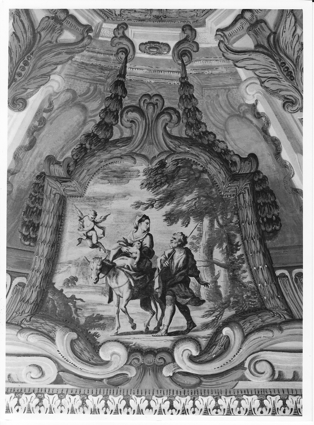 fuga in Egitto (dipinto, ciclo) - ambito lombardo (fine sec. XVII)