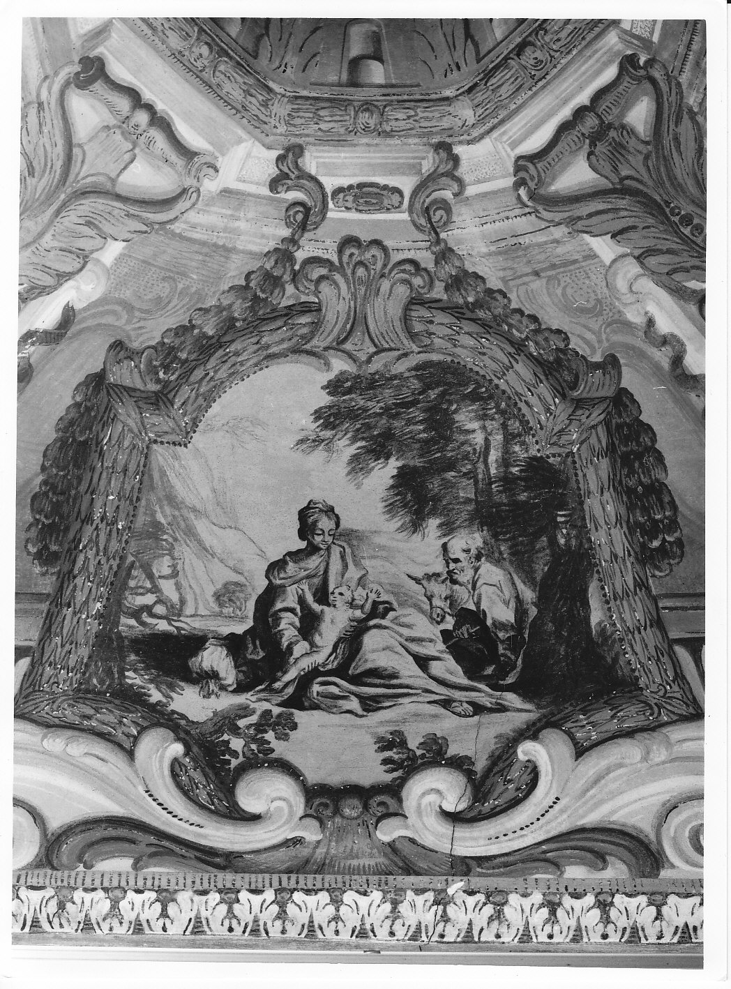 riposo nella fuga in Egitto (dipinto, ciclo) - ambito lombardo (fine sec. XVII)