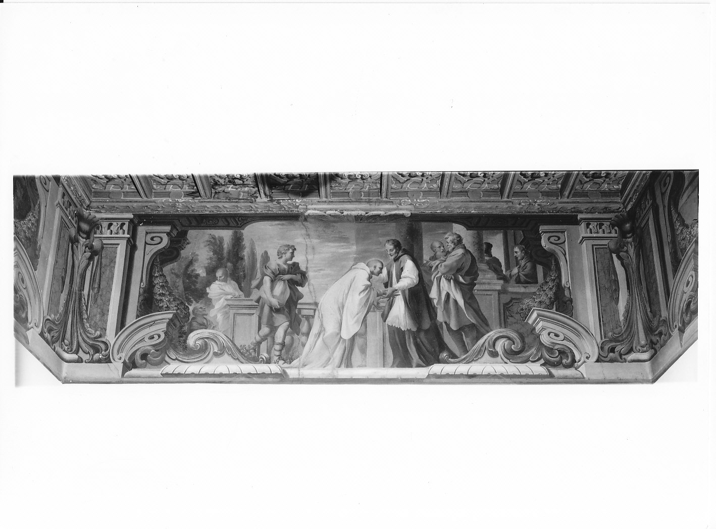 quadrature (dipinto murale, ciclo) - ambito lombardo (primo quarto sec. XVIII)