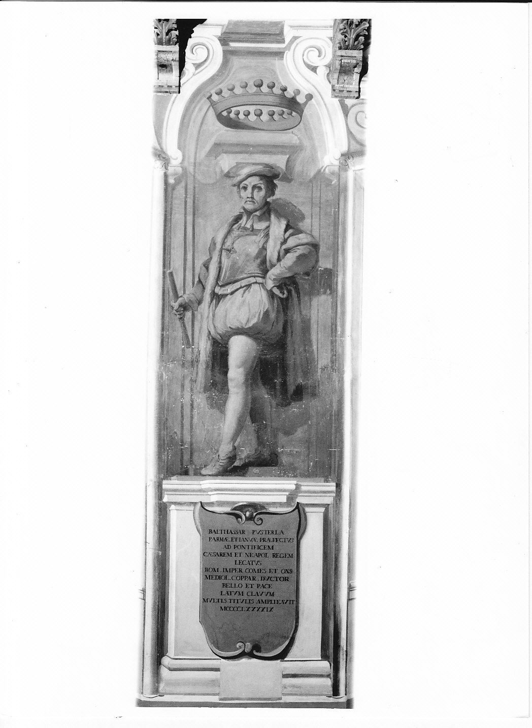 Baldassarre Pusterla (dipinto murale, elemento d'insieme) di Bianchi Salvatore (attribuito) (fine sec. XVII)