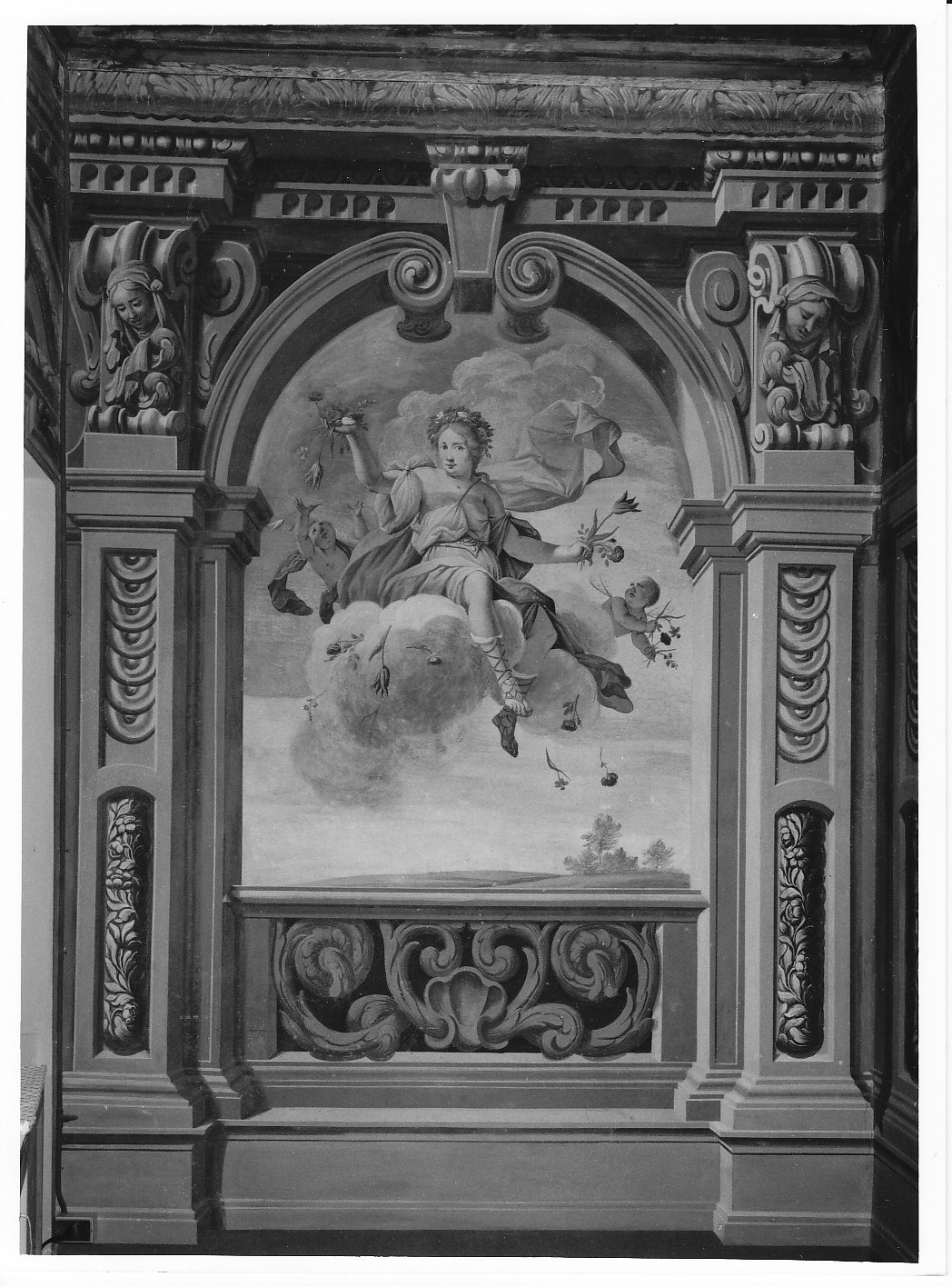 dipinto murale, elemento d'insieme - ambito lombardo (fine sec. XVII)