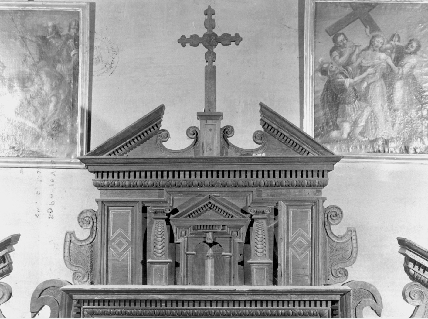 confessionale - bottega valtellinese (sec. XVIII)