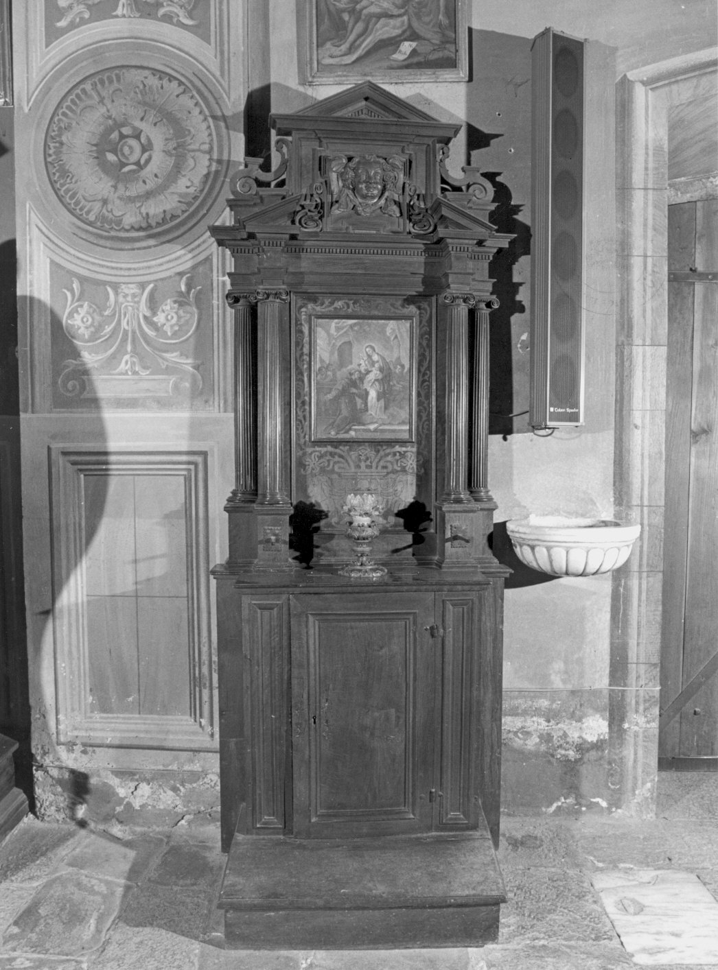 inginocchiatoio - bottega valtellinese (sec. XVII)