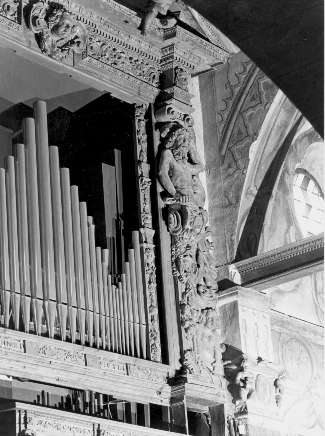 cassa d'organo di Hegher Baldassar (attribuito) (sec. XVII)