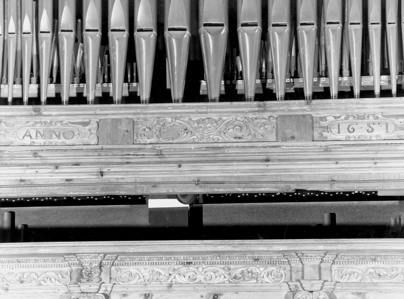 cassa d'organo di Hegher Baldassar (attribuito) (sec. XVII)