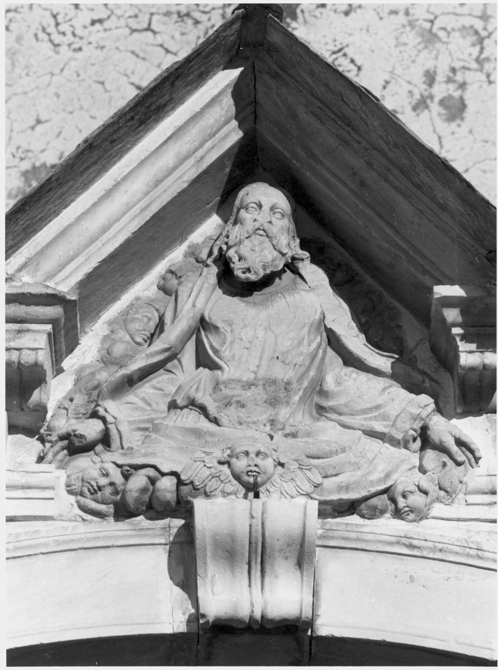 Dio Padre (scultura, elemento d'insieme) di Rodari Tommaso (scuola) (sec. XVI)