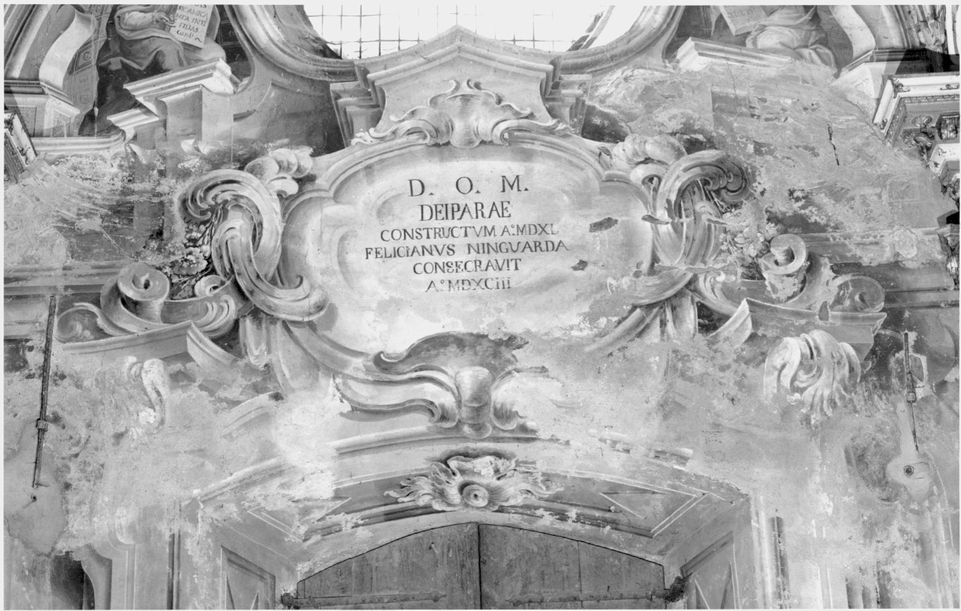 iscrizione (dipinto murale, opera isolata) - ambito lombardo (sec. XVIII)