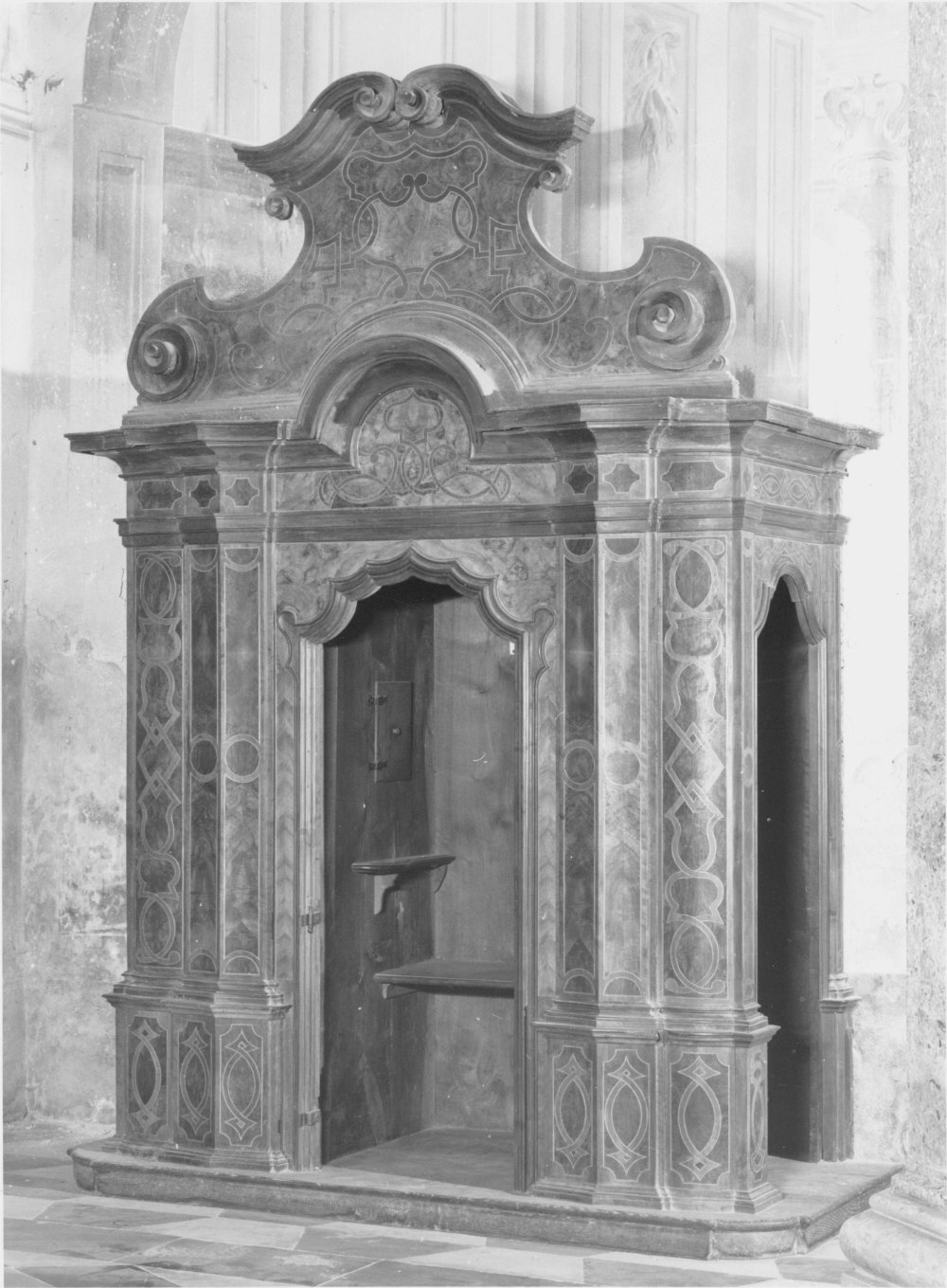 confessionale, coppia di Dal Piaz Giovanni Battista (bottega) (sec. XVIII)