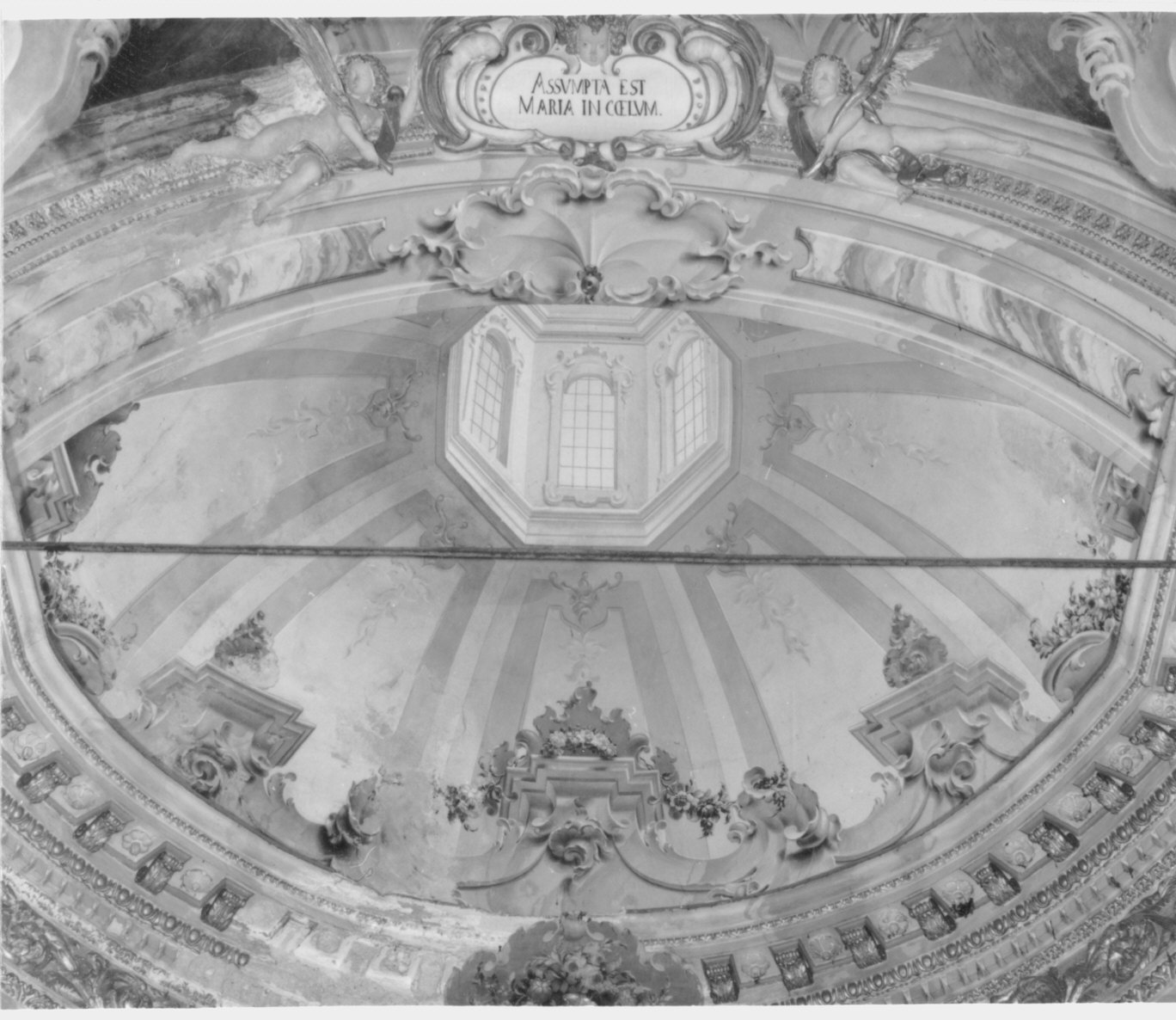 architettura illusionistica (dipinto murale) di Coduri Giuseppe detto Vignoli (attribuito) (sec. XVIII)