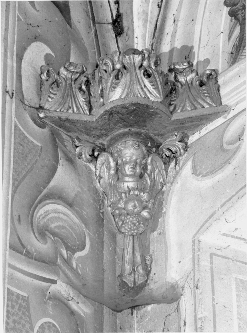 mensola - angolare, coppia di Fanone Bartolomeo (attribuito) (sec. XVIII)