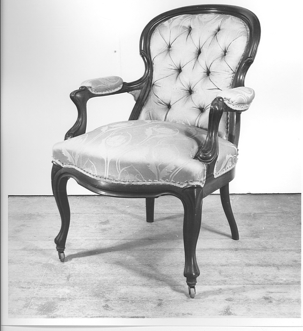 poltrona, serie - bottega italiana (sec. XIX)