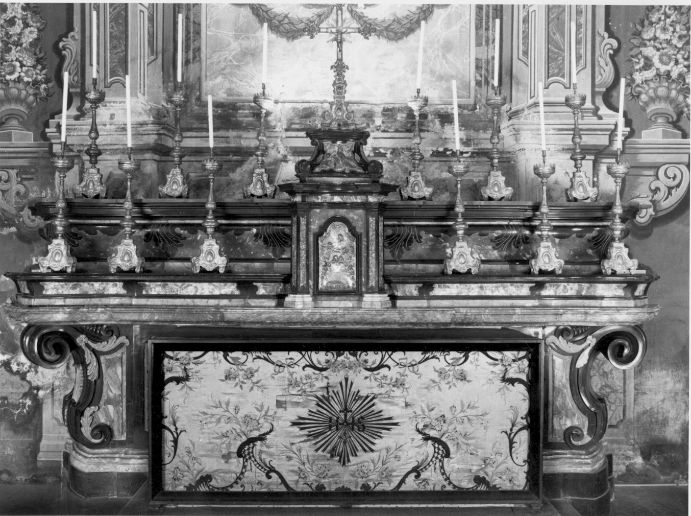 altare maggiore, opera isolata - bottega lombarda (sec. XVIII)