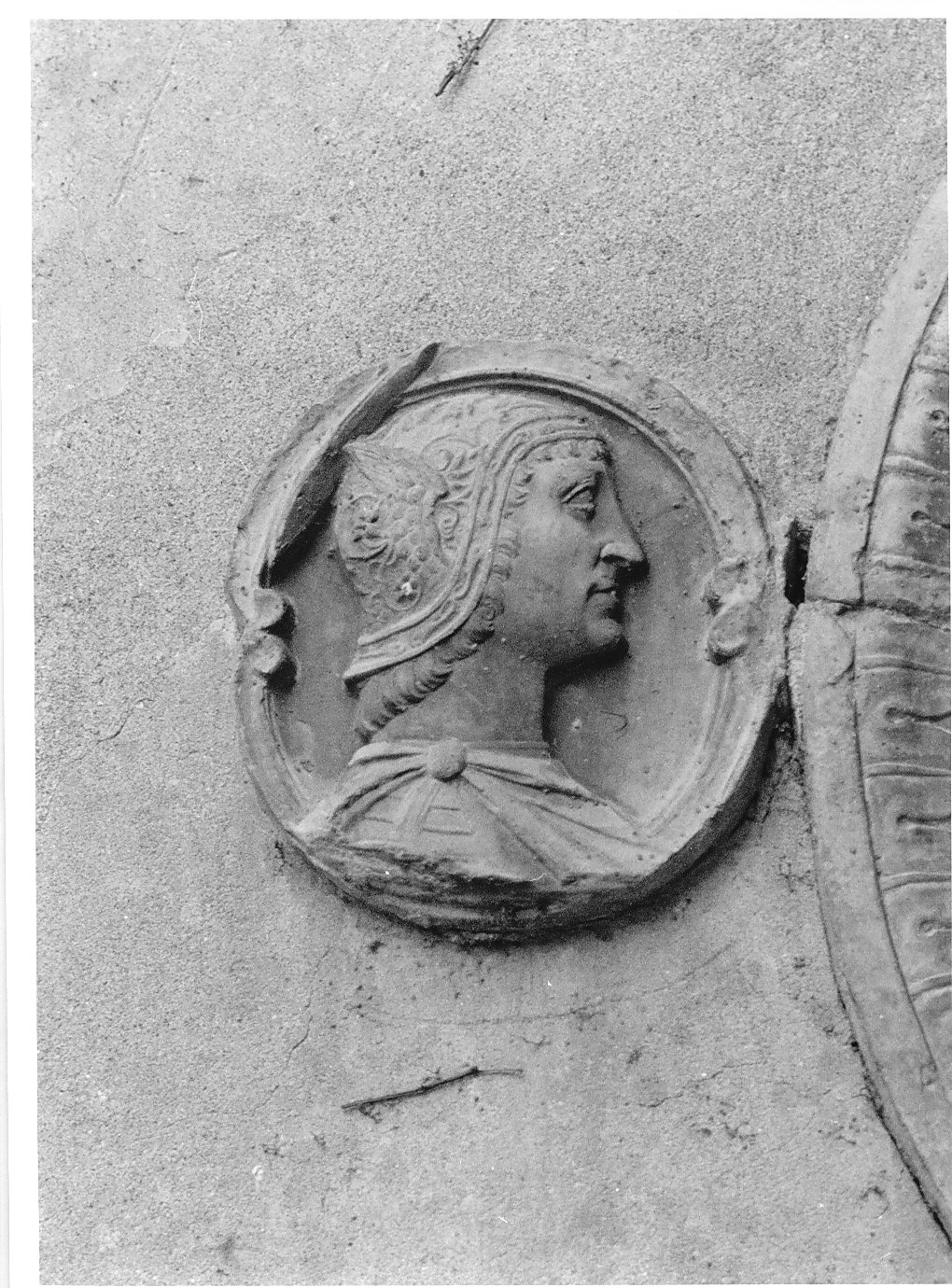 santo (decorazione plastica, opera isolata) - bottega lombarda (fine/inizio secc. XV/ XVI)