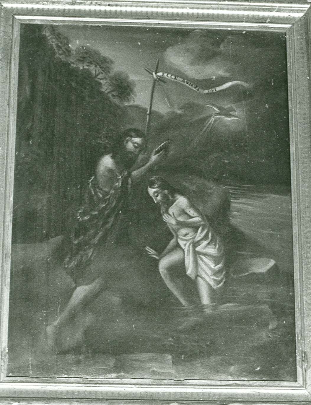 Il Battesimo di Cristo, battesimo di Cristo (dipinto) - ambito lombardo (sec. XVIII)