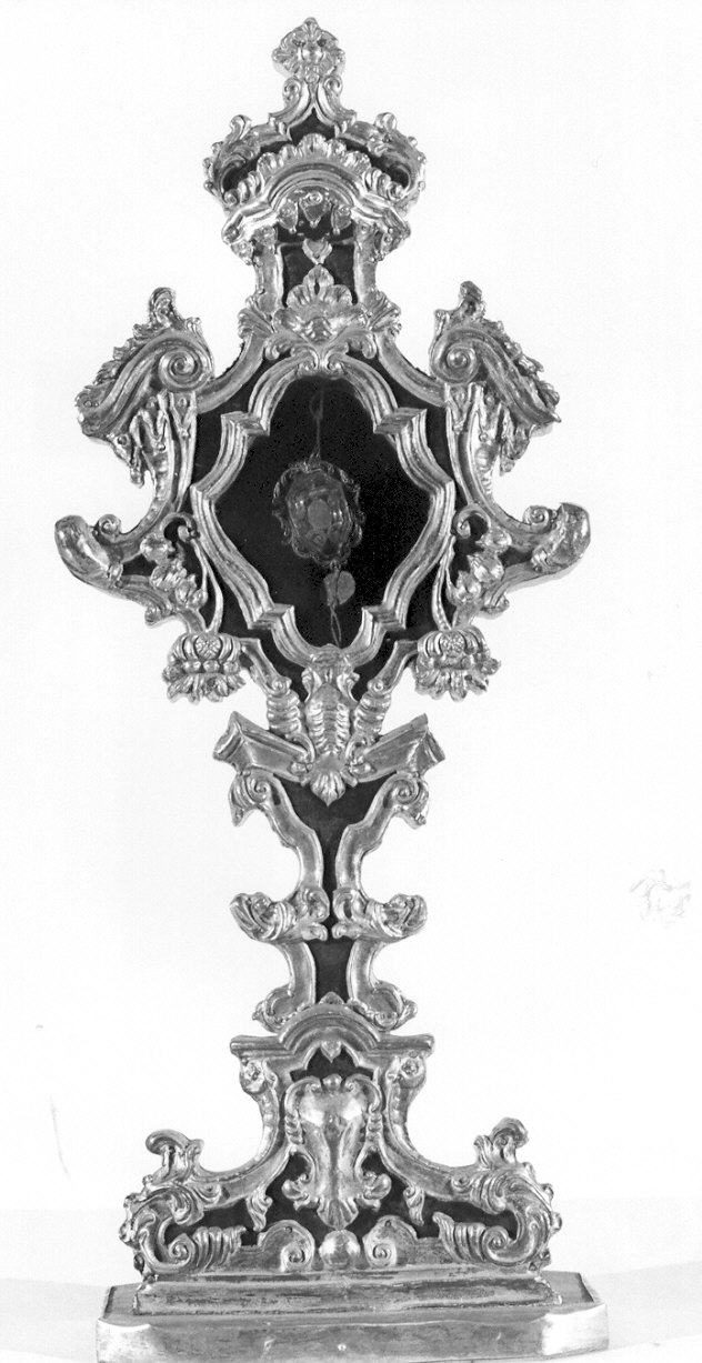 reliquiario - a ostensorio, opera isolata - ambito lombardo (sec. XVIII)