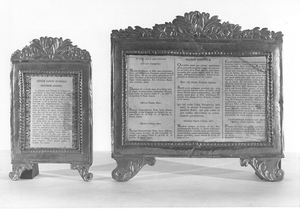 servizio di cartagloria, opera isolata - ambito lombardo (sec. XIX)