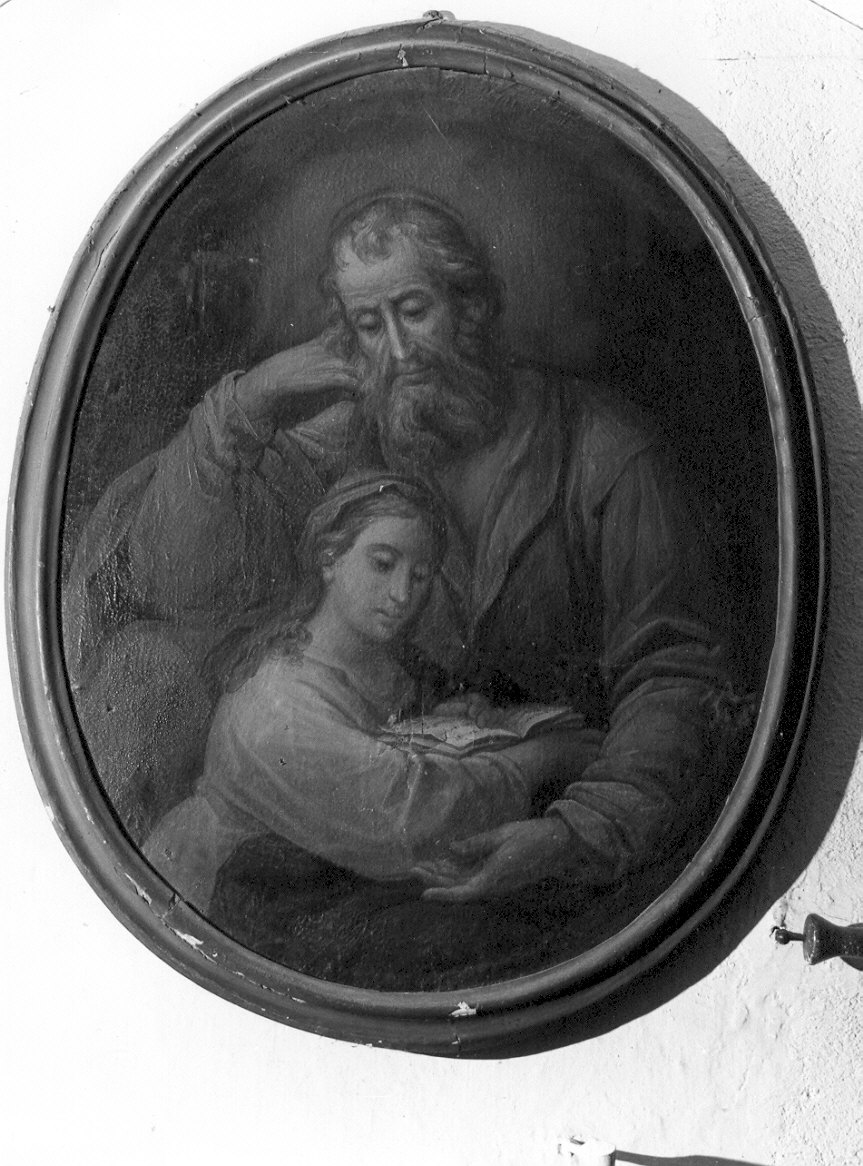 educazione di Maria Vergine (dipinto, opera isolata) - ambito lombardo (sec. XIX)