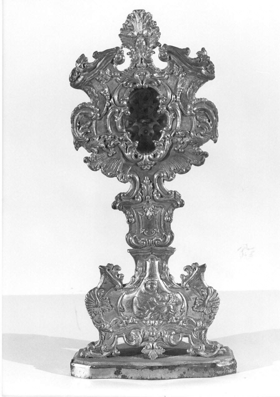 reliquiario - a ostensorio, opera isolata - ambito lombardo (sec. XVIII)