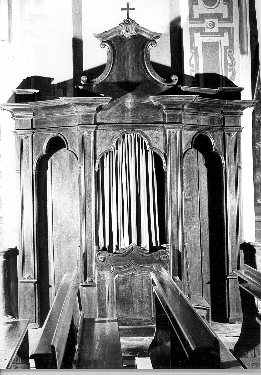 confessionale, coppia - bottega lombarda (prima metà sec. XVIII)