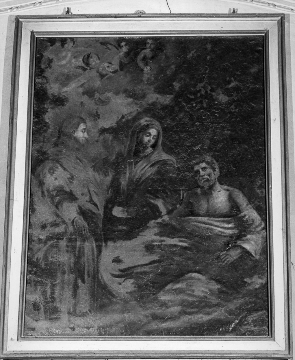 morte di San Giuseppe (dipinto, opera isolata) di Coralli Placido (metà sec. XVIII)